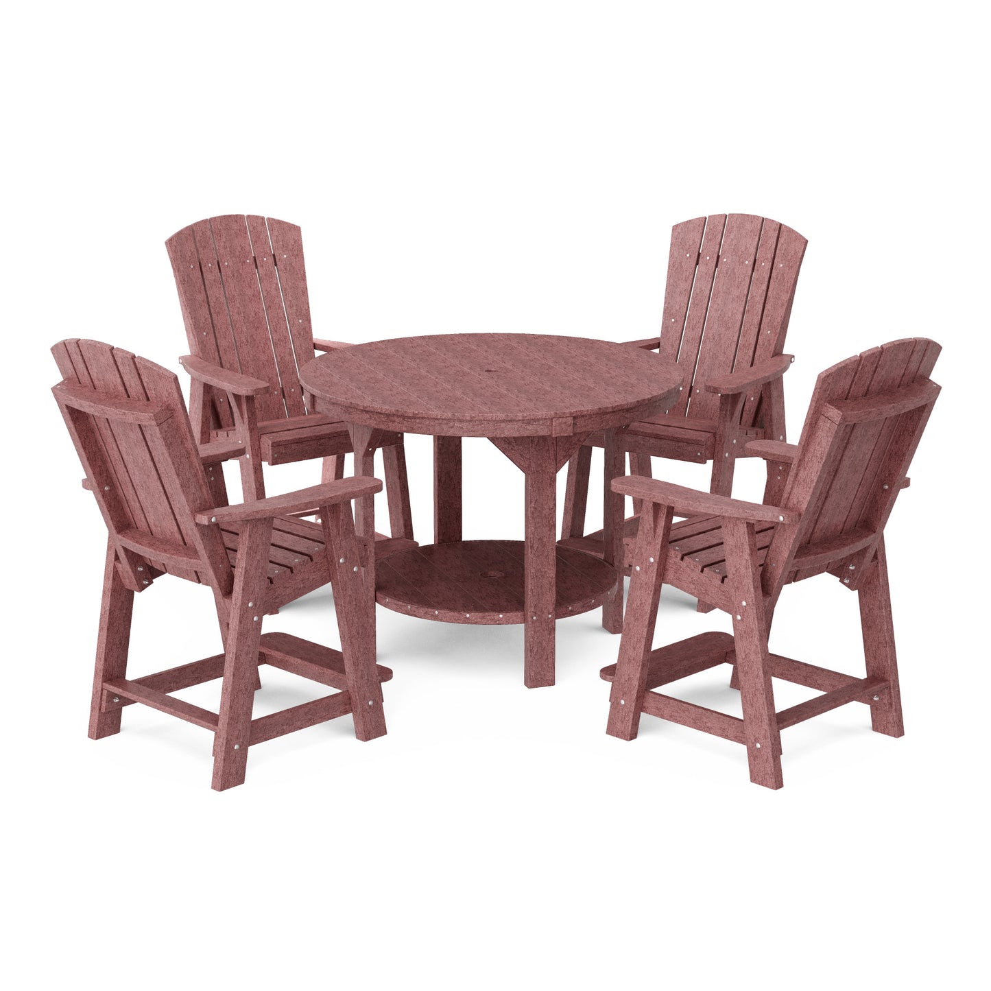 Heritage 5-Piece Round Counter Height Dining Set