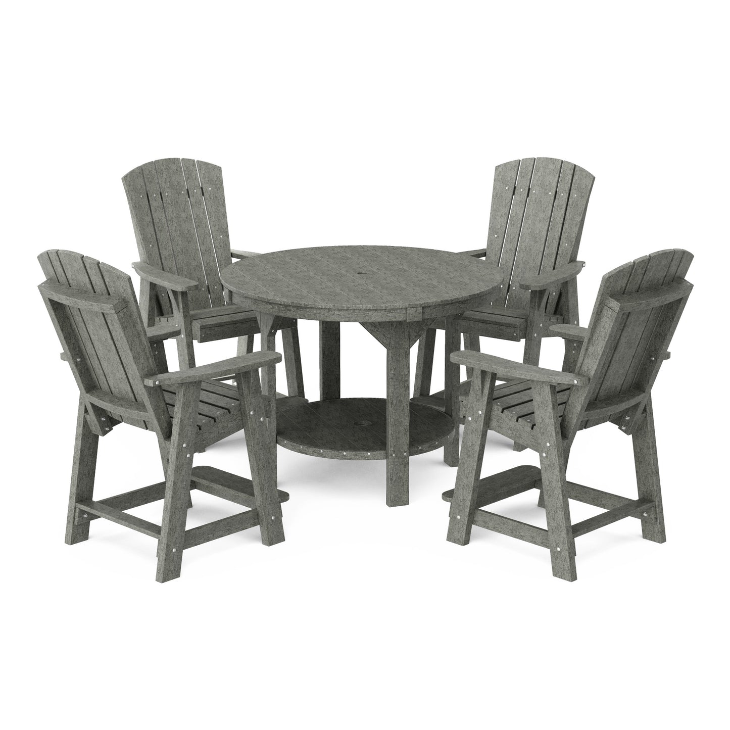Heritage 5-Piece Round Counter Height Dining Set