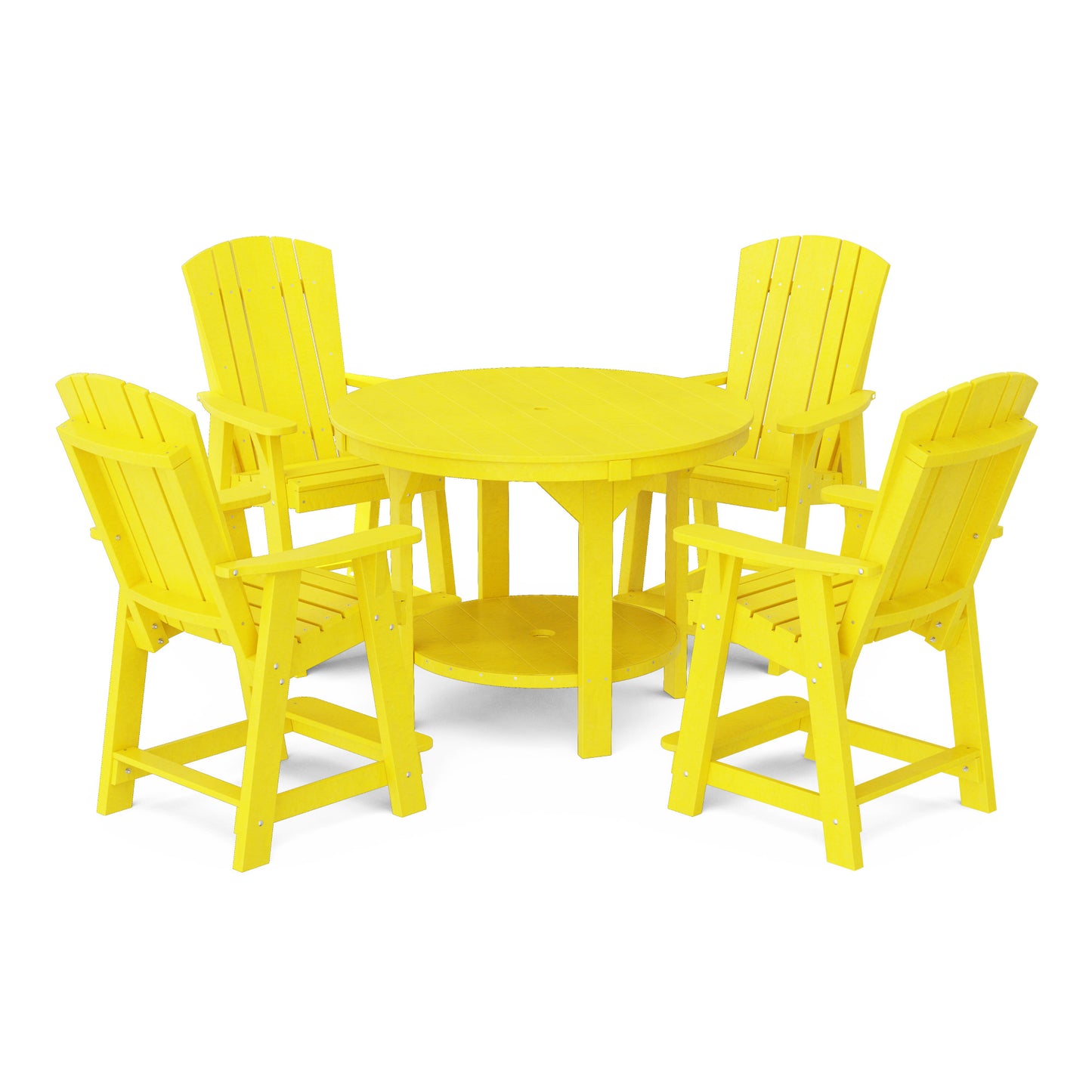 Heritage 5-Piece Round Counter Height Dining Set