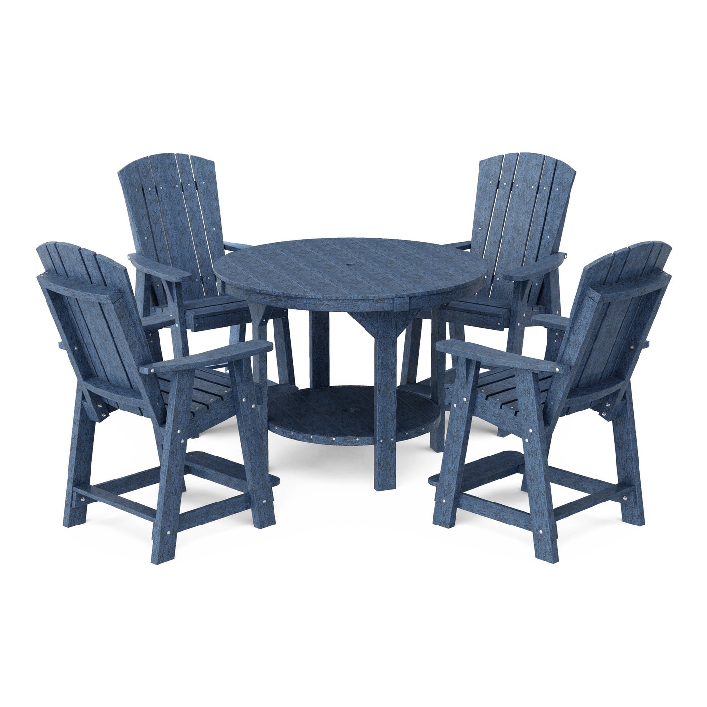 Heritage 5-Piece Round Counter Height Dining Set