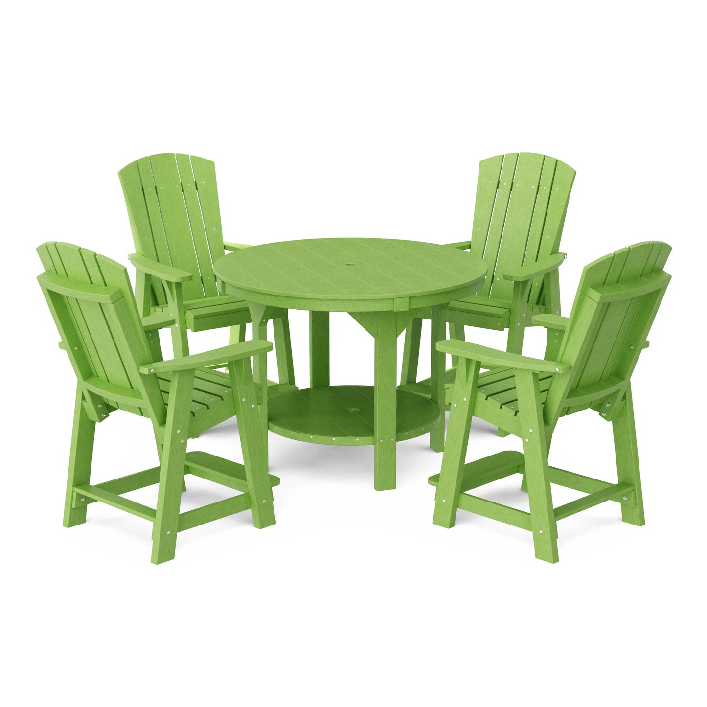 Heritage 5-Piece Round Counter Height Dining Set