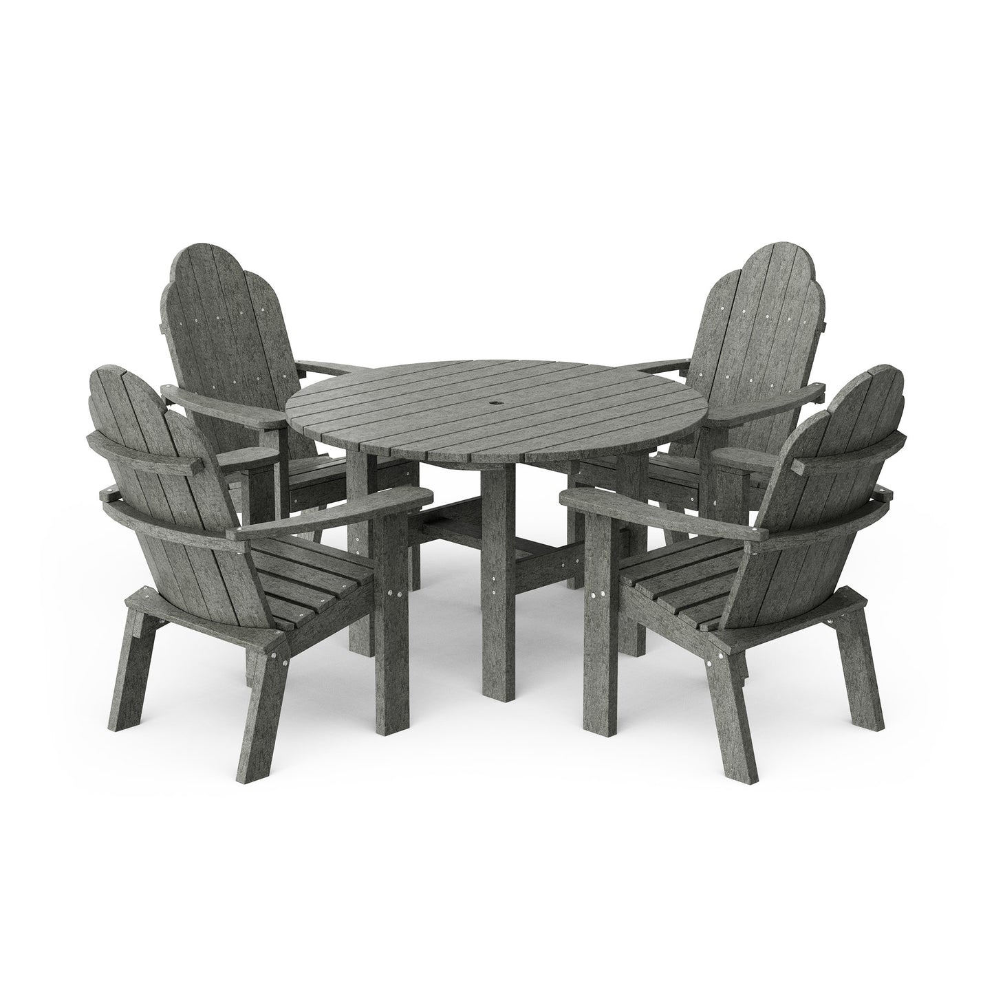Classic Adirondack 5-Piece Round Dining Set