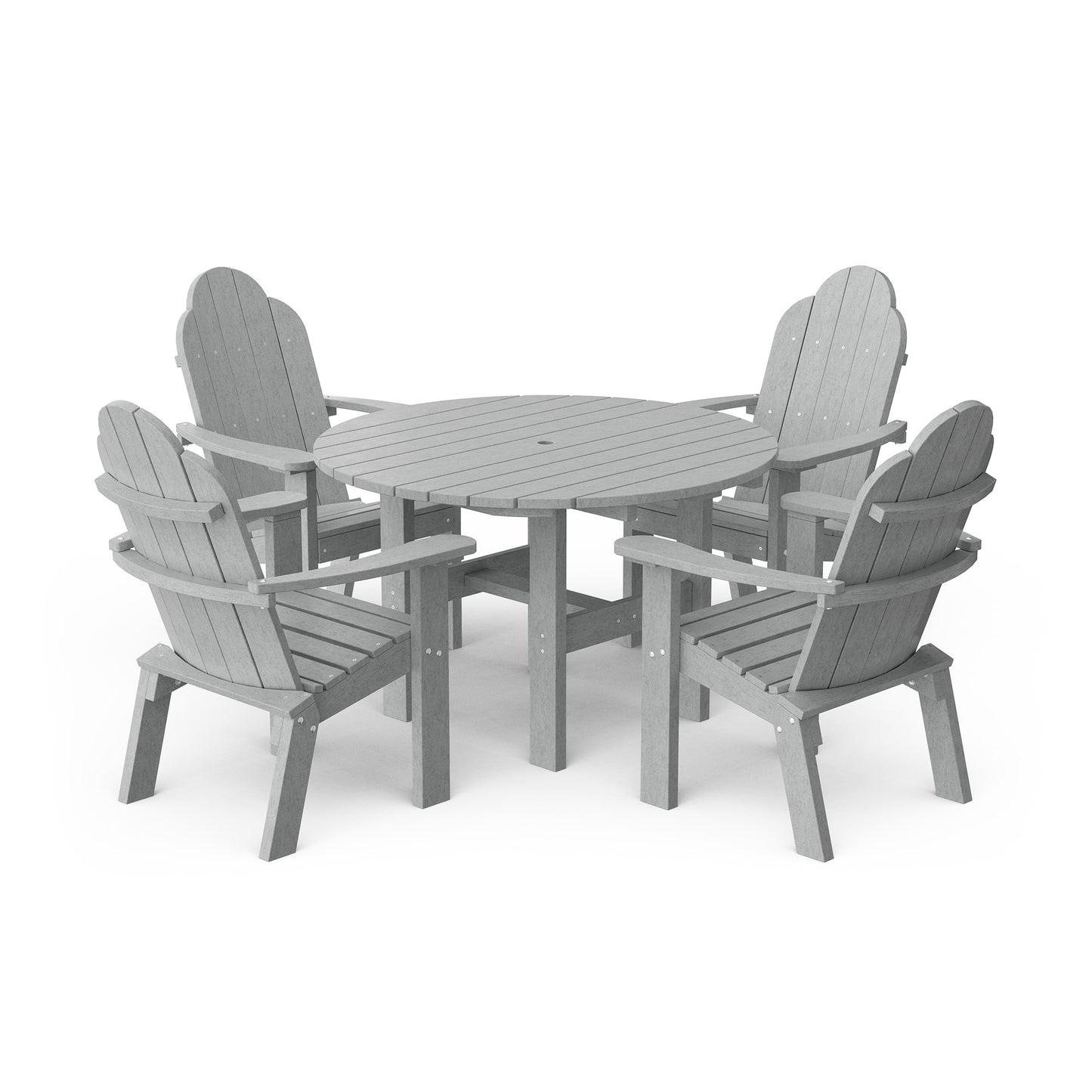 Classic Adirondack 5-Piece Round Dining Set