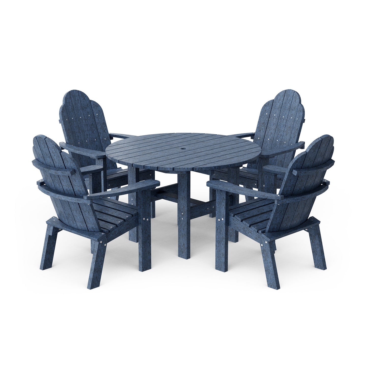 Classic Adirondack 5-Piece Round Dining Set
