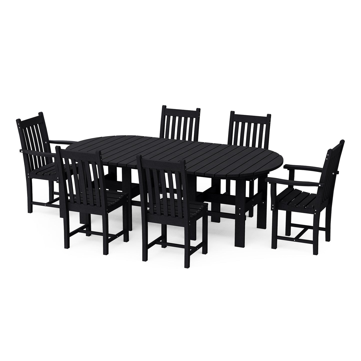 Classic 7-Piece Oval Dining Set
