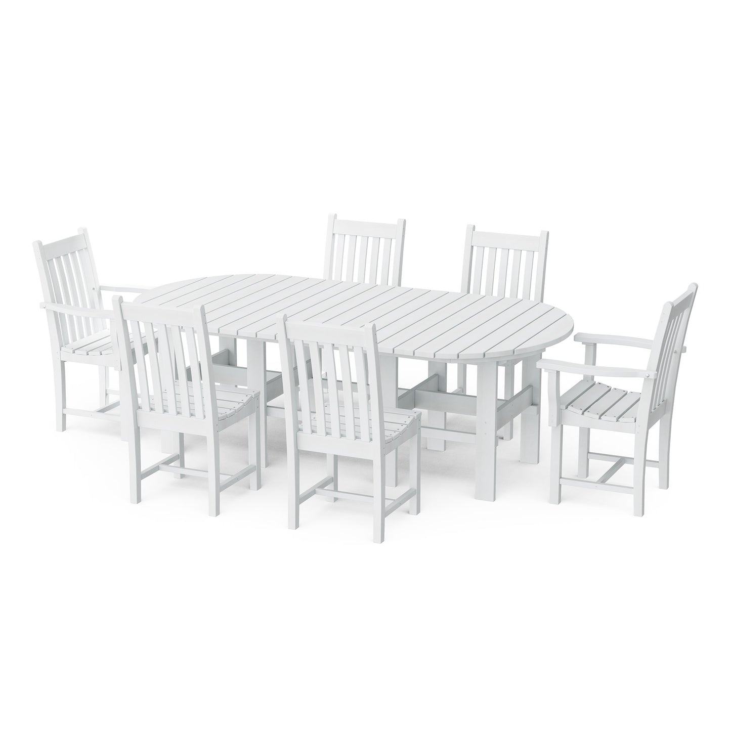 Classic 7-Piece Oval Dining Set