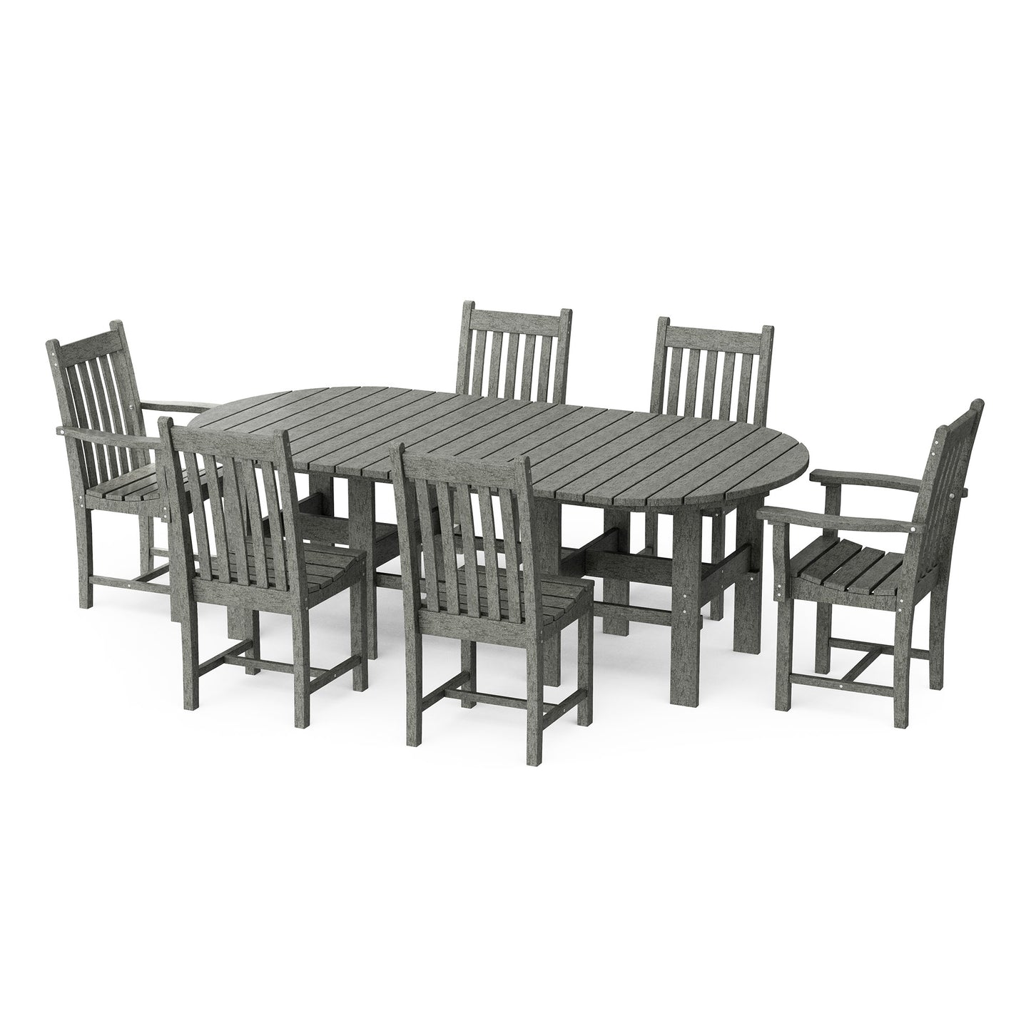Classic 7-Piece Oval Dining Set