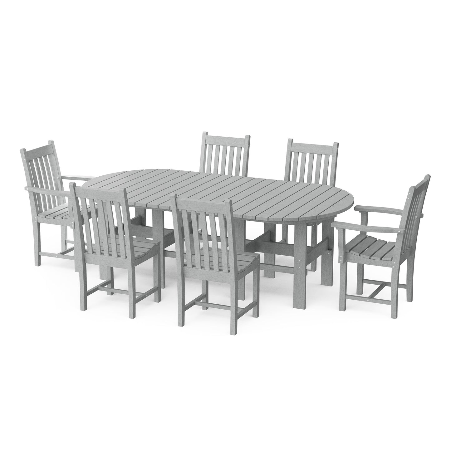 Classic 7-Piece Oval Dining Set