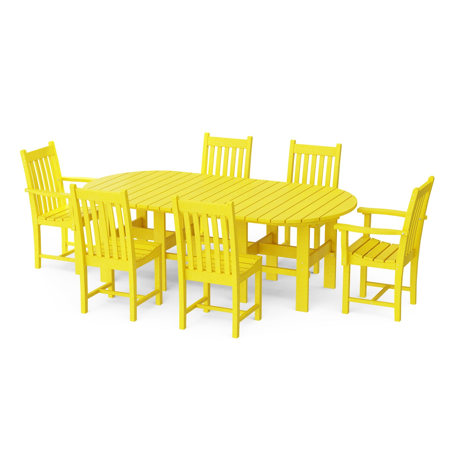 Classic 7-Piece Oval Dining Set