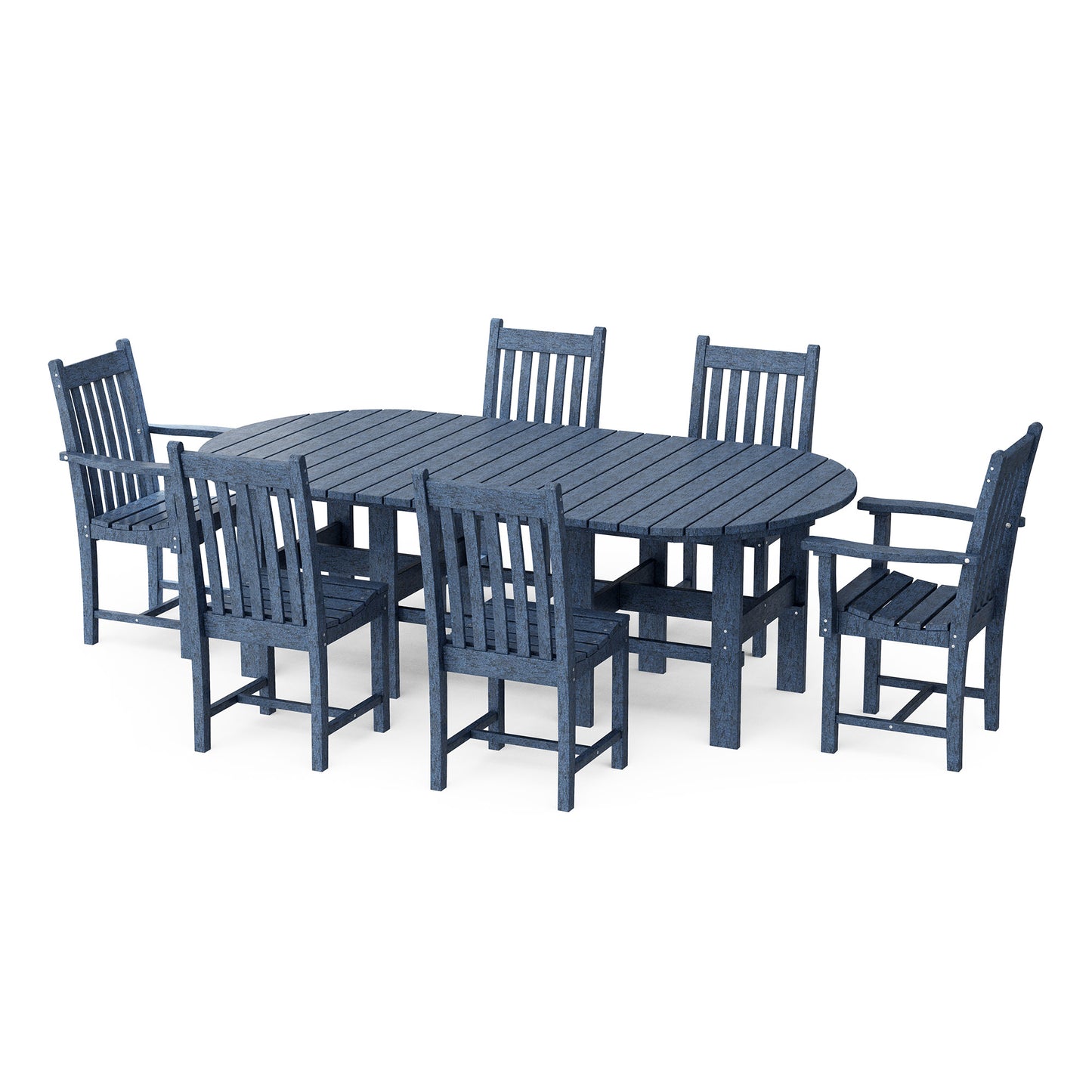 Classic 7-Piece Oval Dining Set