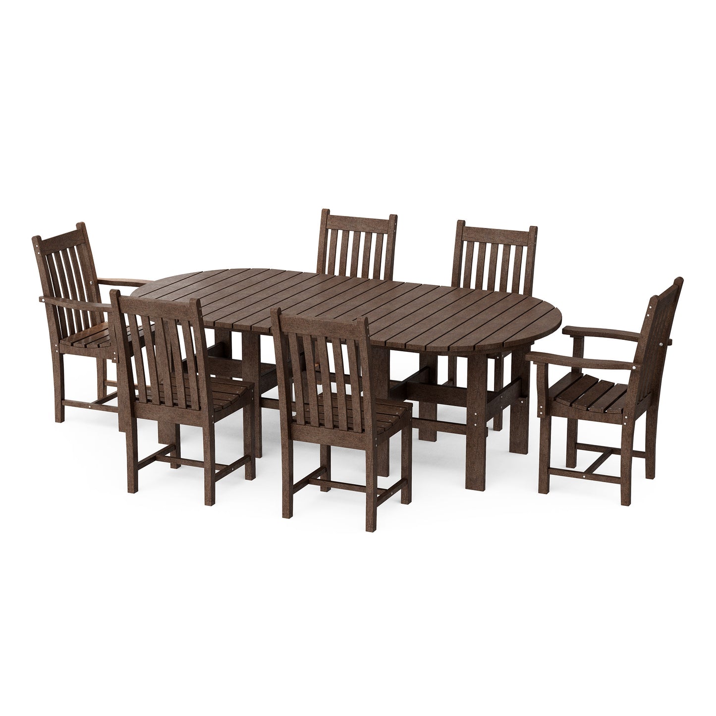 Classic 7-Piece Oval Dining Set