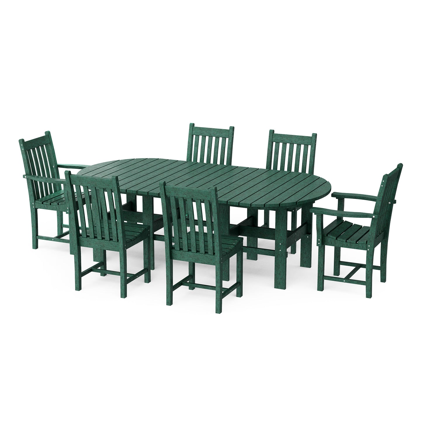 Classic 7-Piece Oval Dining Set