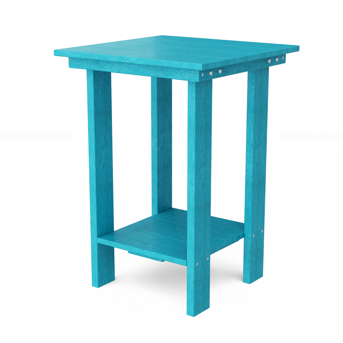 Contemporary Balcony Table, Aruba Blue