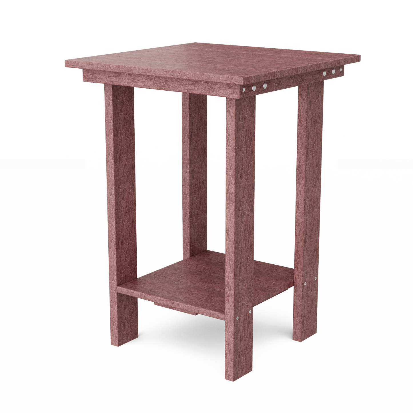 Contemporary Balcony Table, Cherrywood