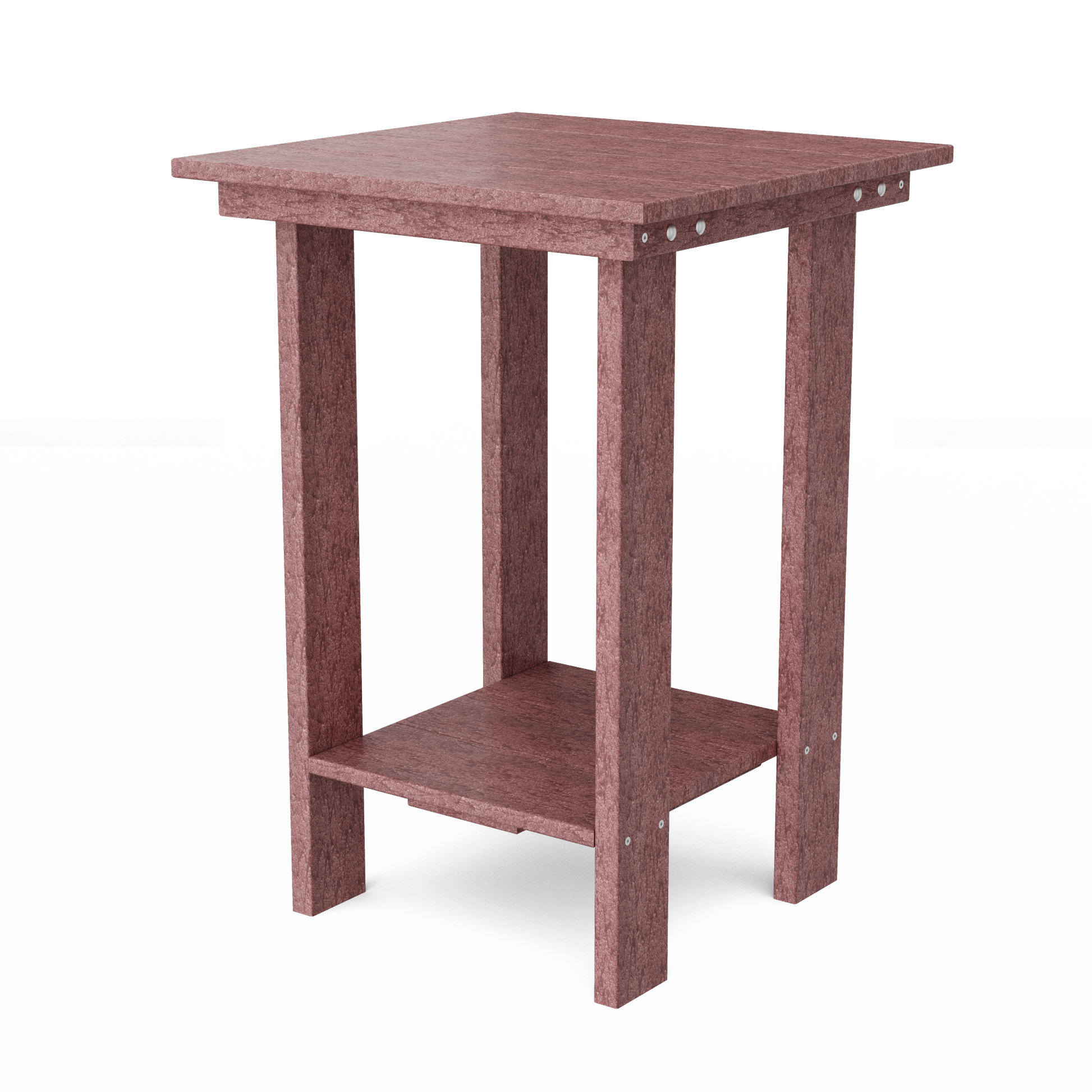 Contemporary Balcony Table, Cherrywood