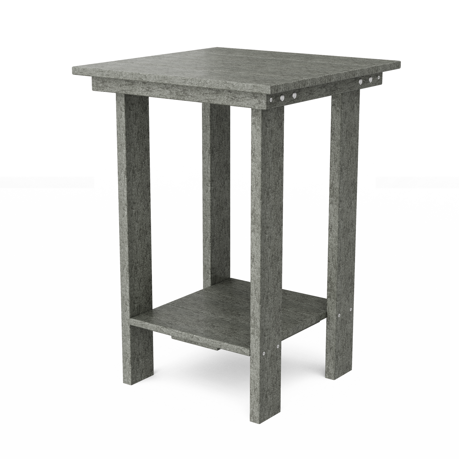 Contemporary Balcony Table, Dark Gray