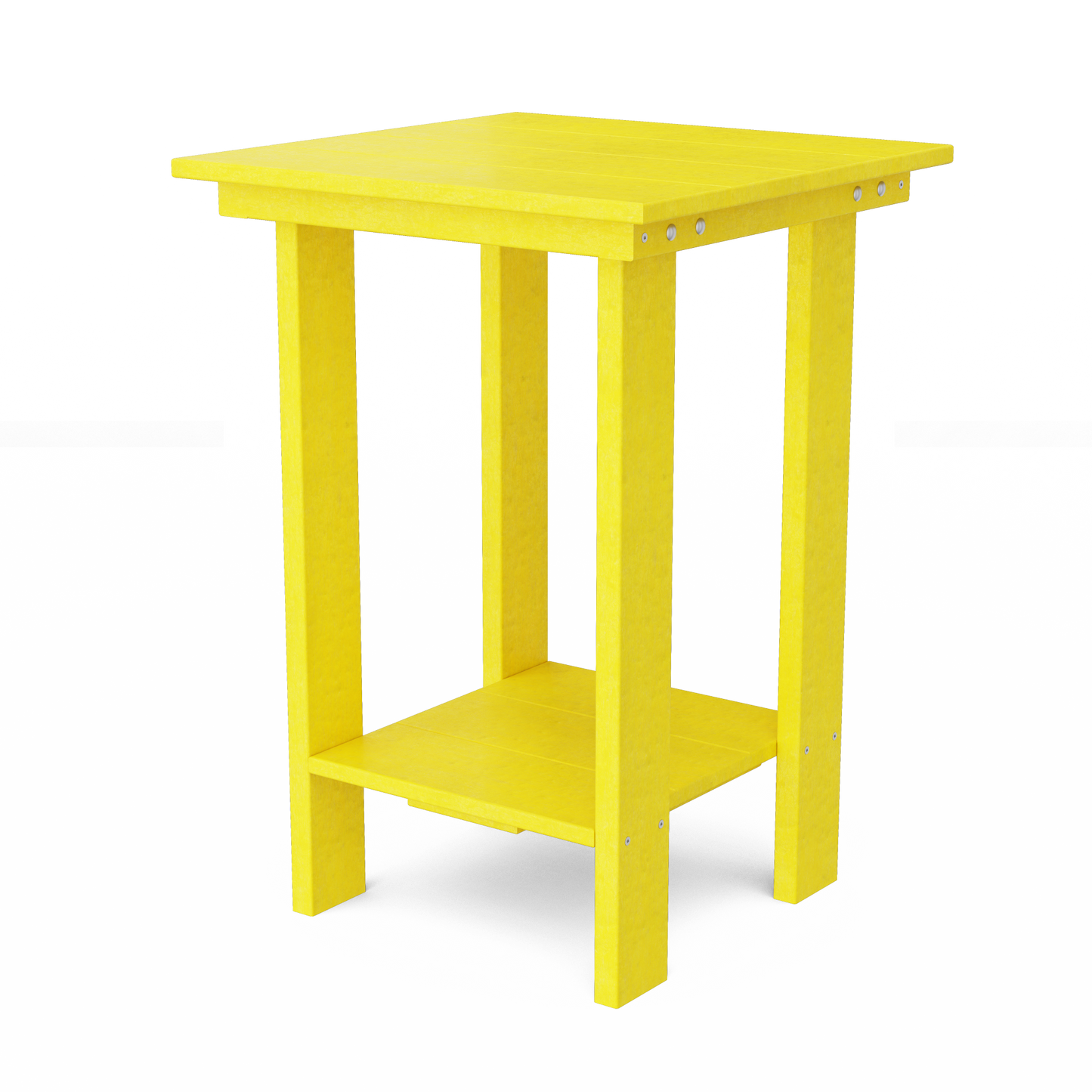 Contemporary Balcony Table, Lemon Yellow