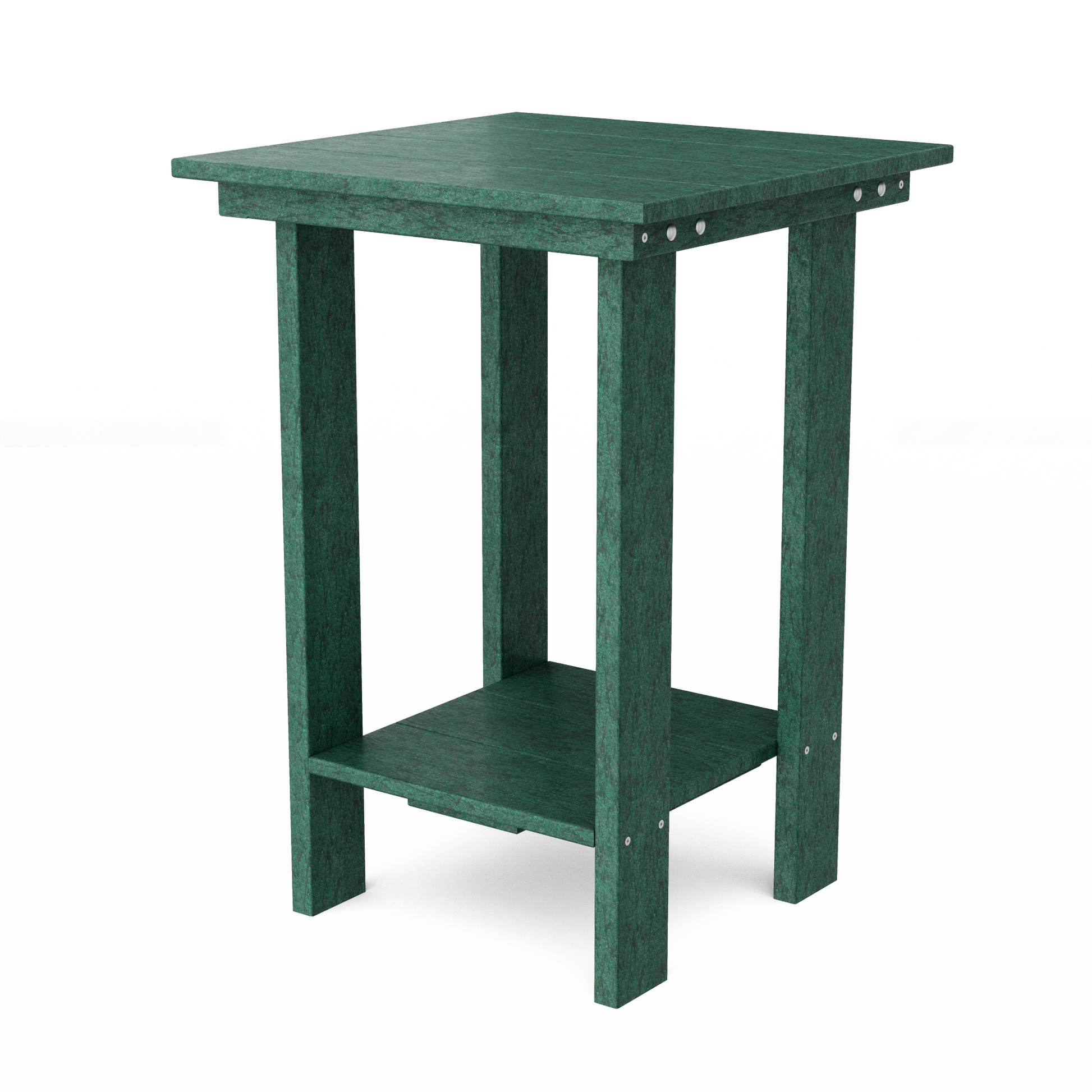 Contemporary Balcony Table, Turf Green
