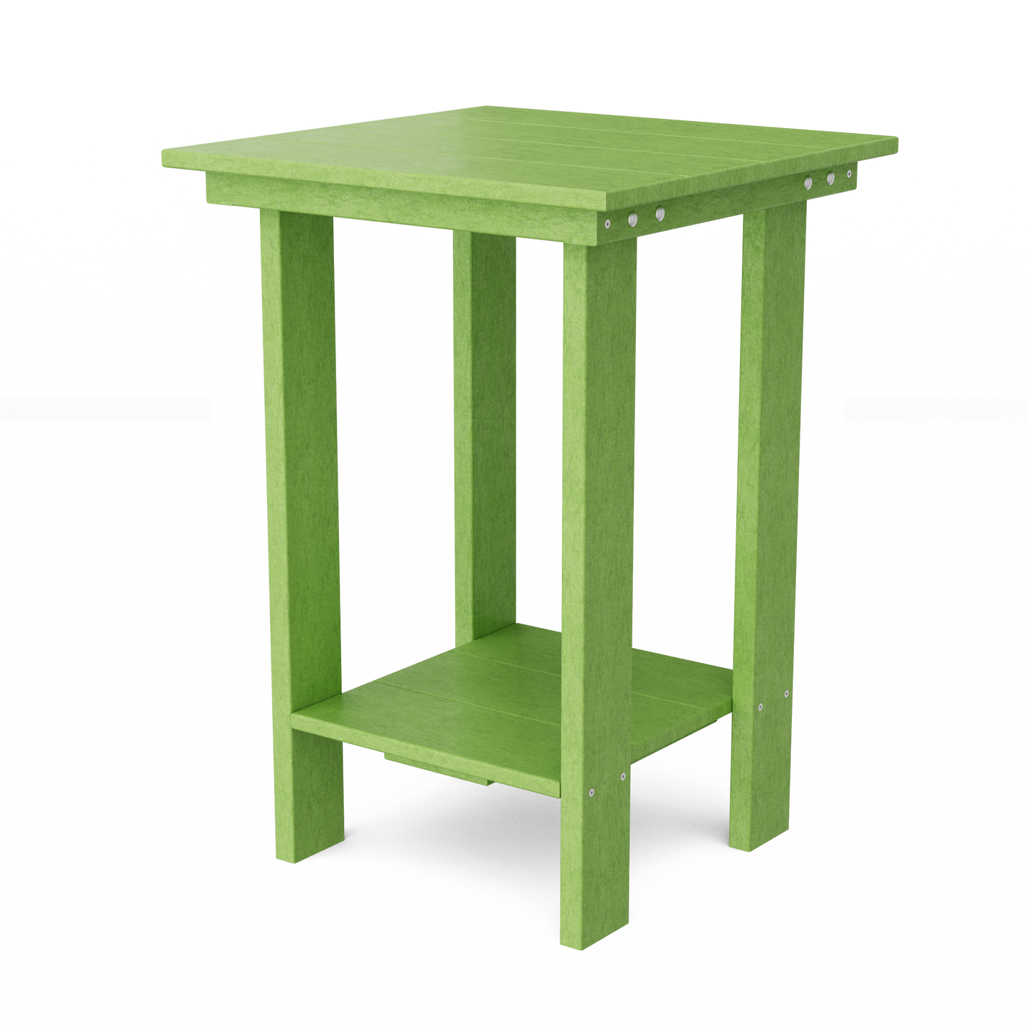 Contemporary Balcony Table, Lime Green
