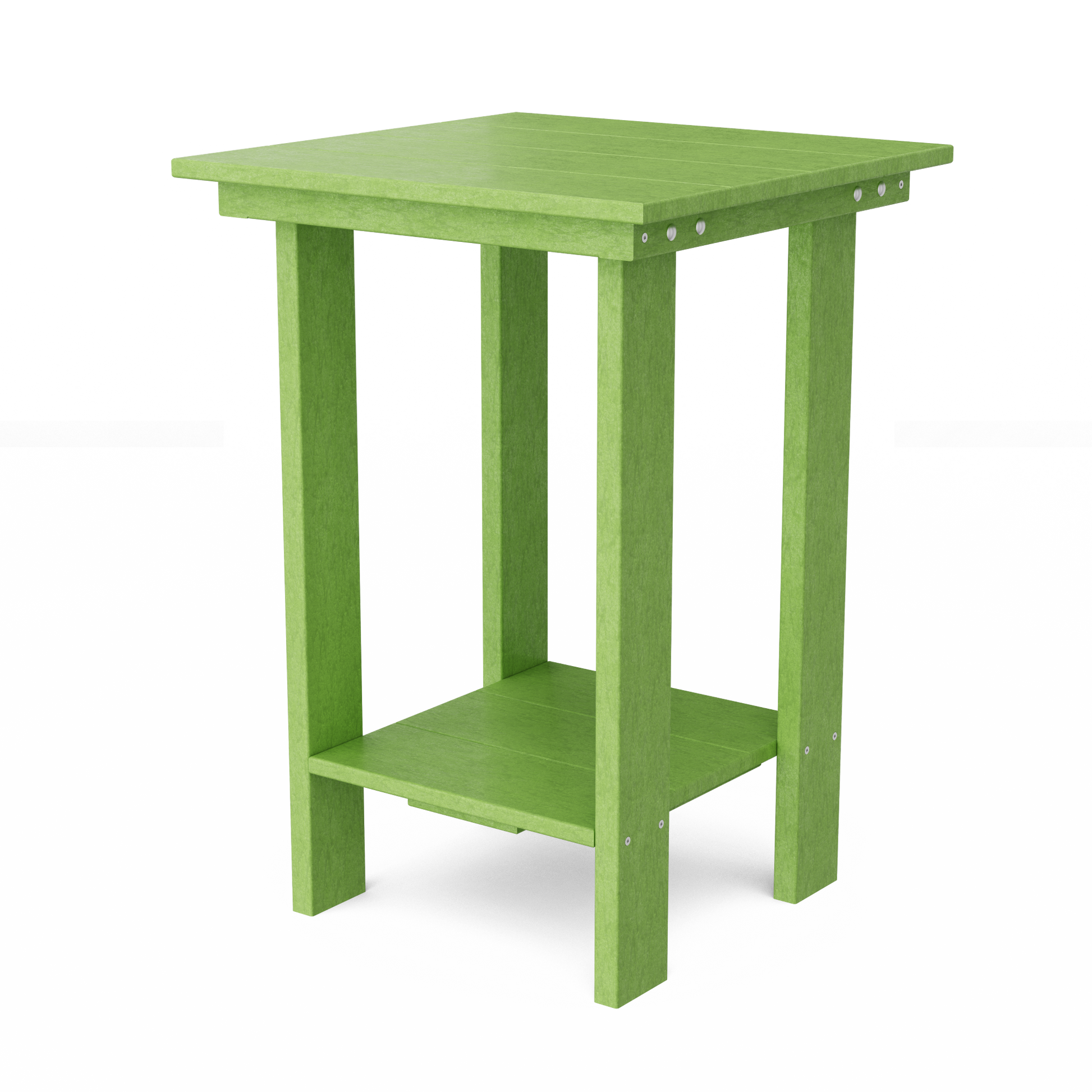 Contemporary Balcony Table, Lime Green