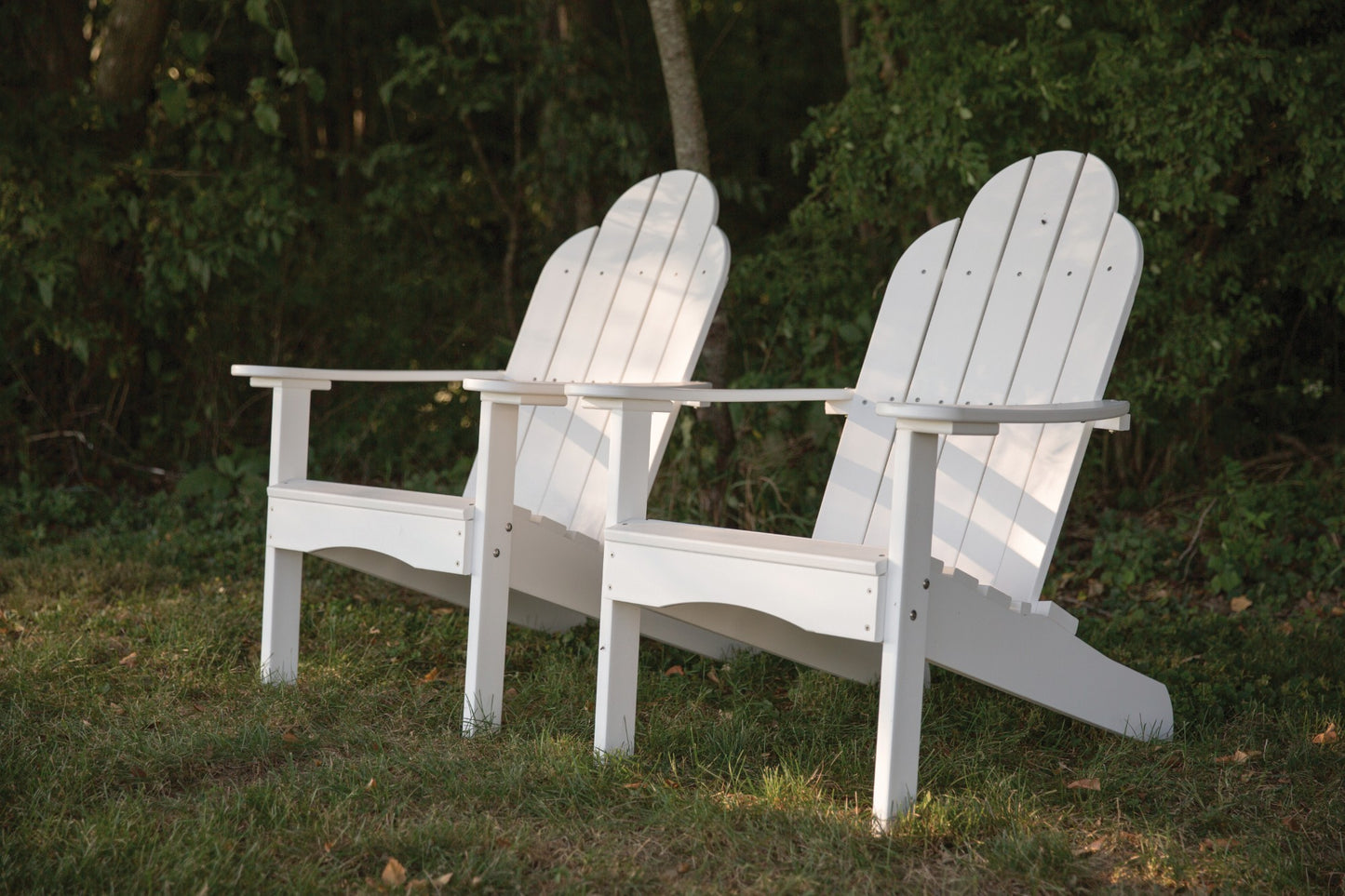 adirondack chair set angled